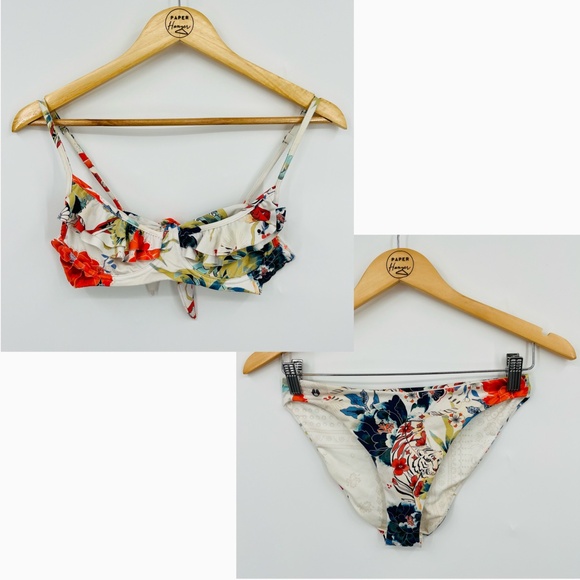 Maaji Happy Thoughts Misool Bikini Top & Bottom, Sz Small, Revolve Resortwear - Picture 2 of 16